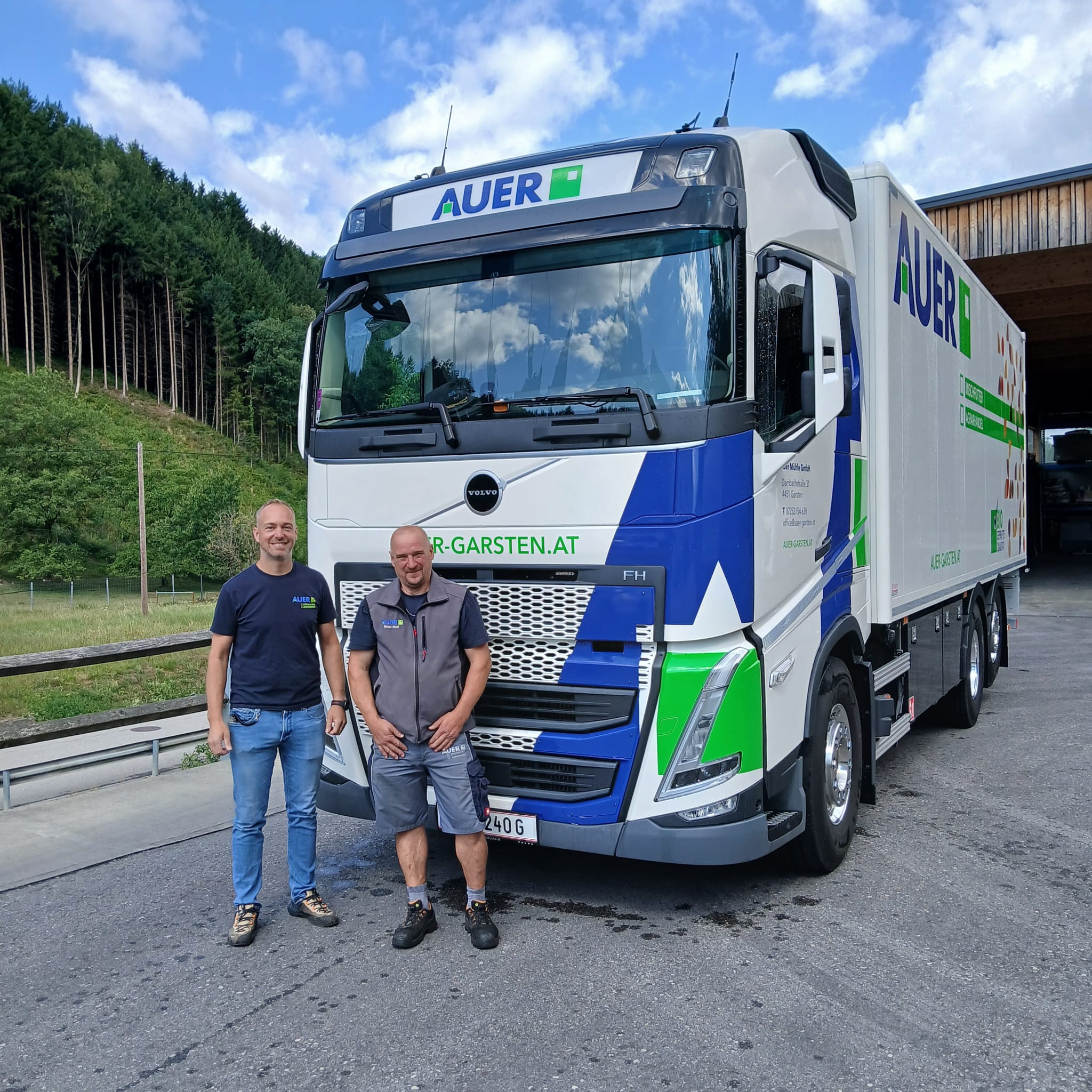 Neuer Container LKW