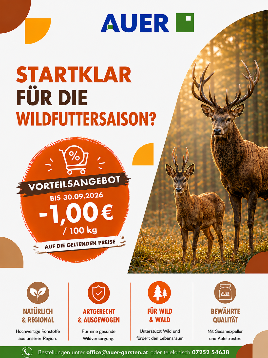 Startklar für die Wildfuttersaison?